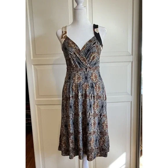 Issa | Dresses | Issa London Sz 4 Silk Jersey V Neck Dress Animal Print  Multi Stretch | Poshmark